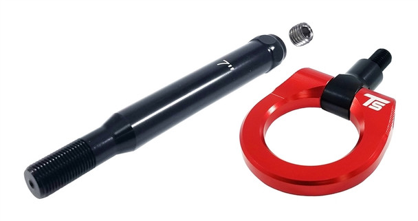 Torque Solution Billet Rear Tow Hook (Red) Subaru WRX / STI 2015+