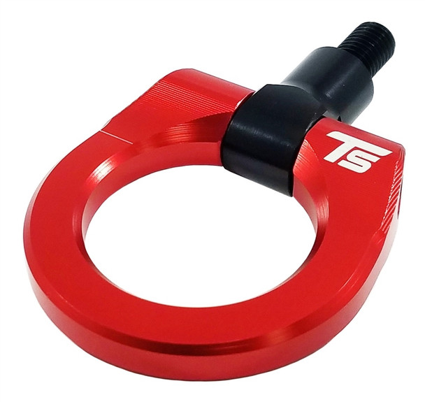 Torque Solution Billet Tow Hook Ring - Red