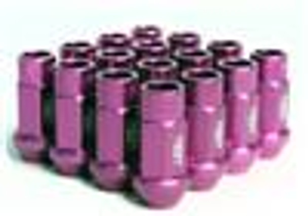 BLOX Racing Street Series Forged Lug Nuts - Purple 12 x 1.5mm - Set of 20