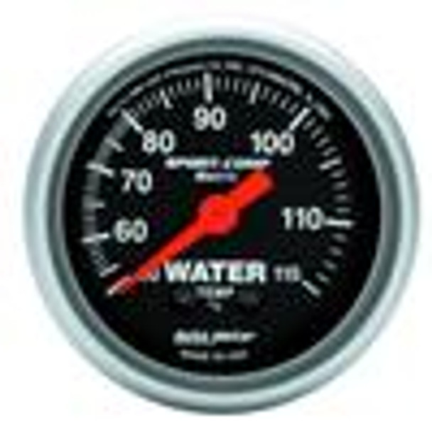Autometer Sport 2in Water Temp Metric , 50-115 deg. C / Mech