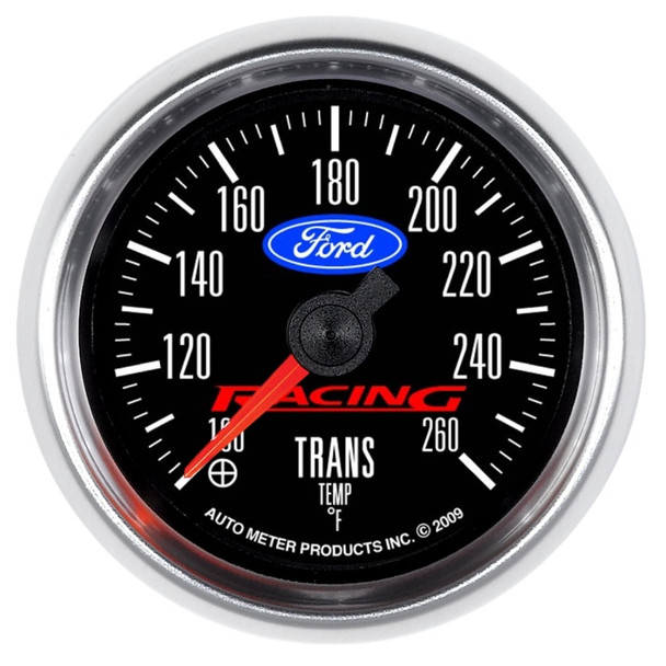 Autometer Ford Racing 52.4mm Full Sweep Electronic 100-260 Def F Transmission Temperature Gauge