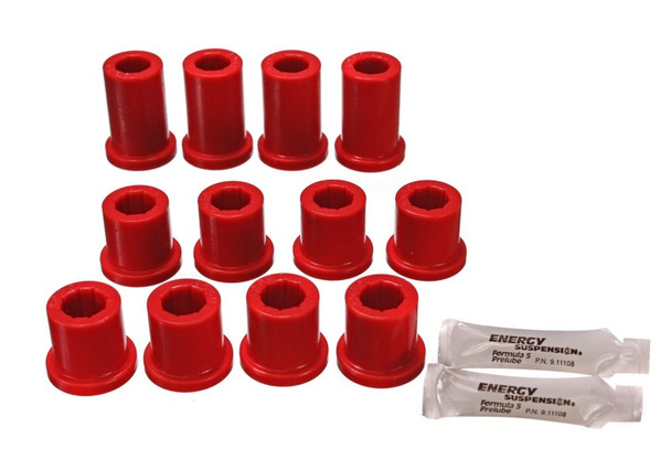 Energy Suspension 84-85 Toyota 4Runner 2 & 4WD Red Front Leaf Spring Bushing Set