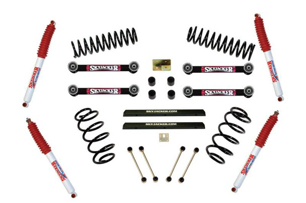 Skyjacker Suspension Lift Kit w/ Shock 1997-2002 Jeep Wrangler (TJ)