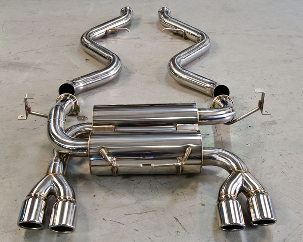 AP 08-09 BMW E92 M3 Stainless Steel Exhaust w/ Polished Tips