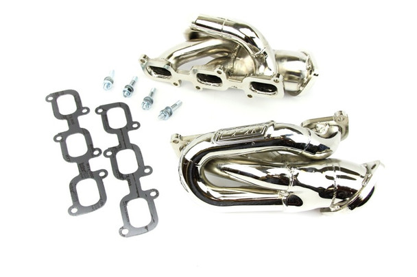 BBK 11-15 Mustang 3.7 V6 Shorty Tuned Length Exhaust Headers - 1-5/8 Chrome