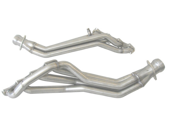 BBK 07-10 Mustang Shelby GT500 Long Tube Exhaust Headers - 1-3/4 Polished Silver Ceramic