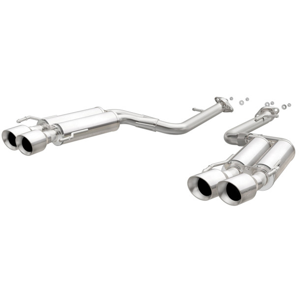 MagnaFlow 2015 Lexus RC-F 5.0L V8 Axle Back 2.25in Quad Split Rear Exit Exhaust - 4in Tip