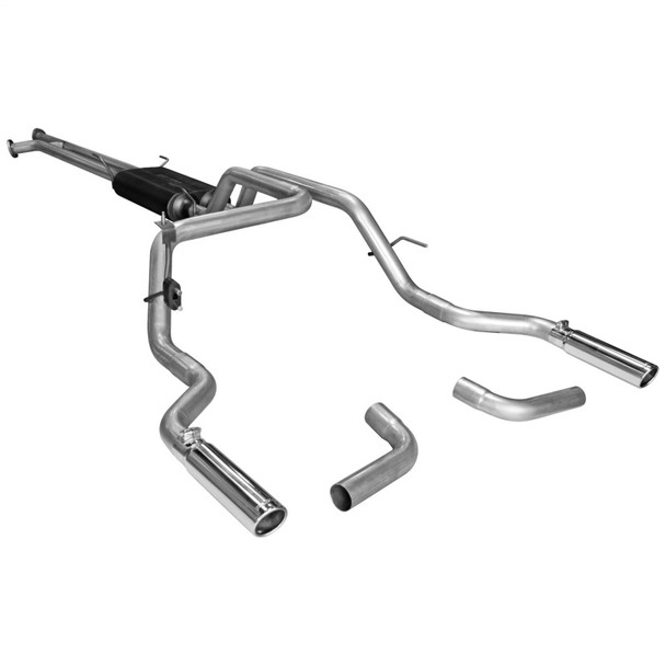 Flowmaster 07-09 Tundra Dor/S American Thunder Cat-Back Exhaust System - Dual Rear/Side Exit