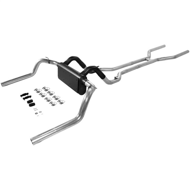 Flowmaster 67-74 Cam/Nova American Thunder Header-Back System - Dual Rear Exit