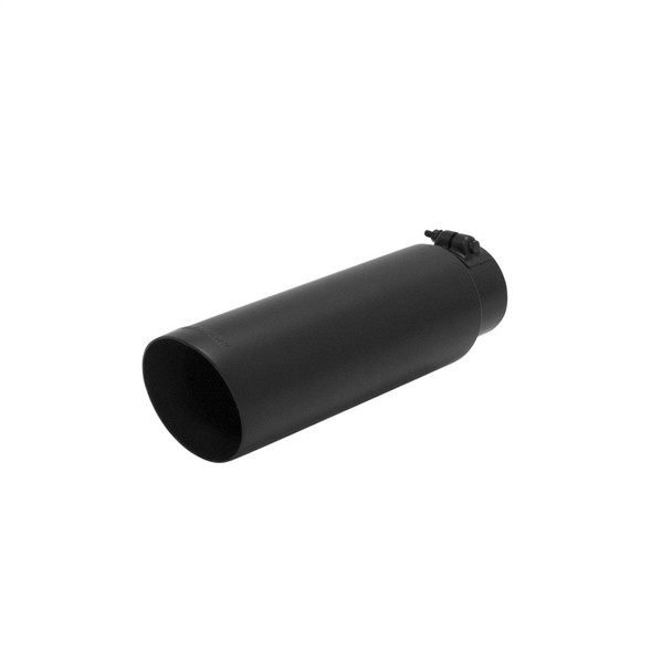 Flowmaster Universal Exhaust Tip - 3.00 In. Black Angle Cut (Clamp On)
