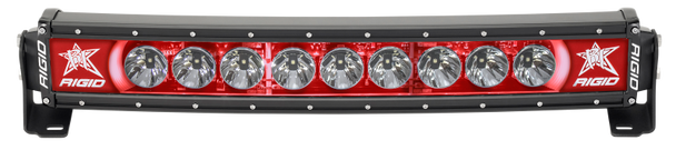 Rigid Industries Radiance Plus Curved 20in Red Backlight