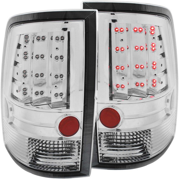 ANZO 2009-2015 Dodge Ram 1500 LED Taillights Chrome