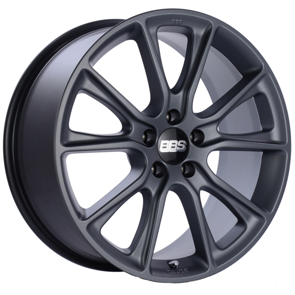 BBS SV 19x8.5 5x112 ET47 Satin Titanium Wheel -82mm PFS/Clip Required