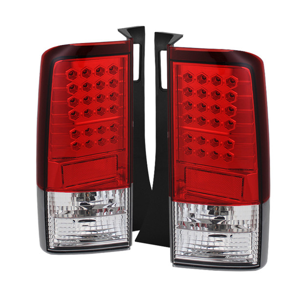 Spyder Scion XB 03-07 LED Tail Lights Red Clear ALT-YD-TSXB03-LED-RC