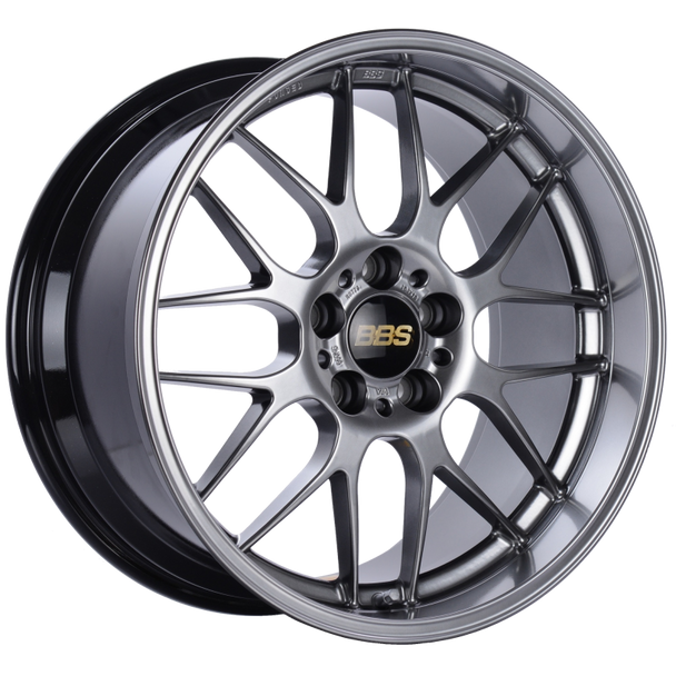 BBS RG-R 18x8.5 5x120 ET13 Diamond Black Wheel -82mm PFS/Clip Required