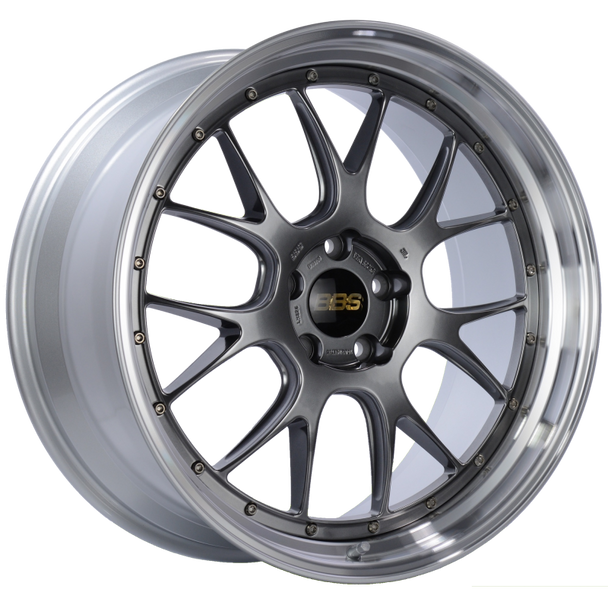 BBS LM-R 21x10 5x120 ET35 Diamond Black Center Diamond Cut Lip Wheel -82mm PFS/Clip Required