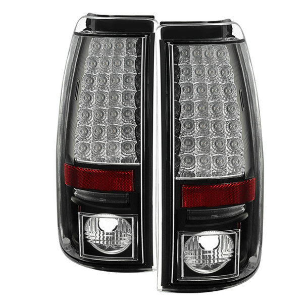 Spyder Chevy Silverado 1500/2500 03-06 (Does Not Fit Stepside)LED Tail Lights Blk ALT-YD-CS03-LED-BK