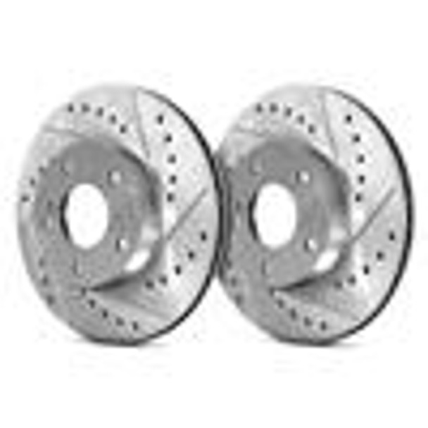 StopTech Select Sport 07-15 BMW 328i Slotted / Drilled 1PC Right Front Rotor