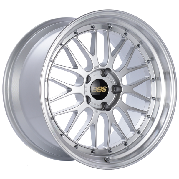 BBS LM 19x11 5x120 ET25 Diamond Silver Center Diamond Cut Lip Wheel -82mm PFS/Clip Required