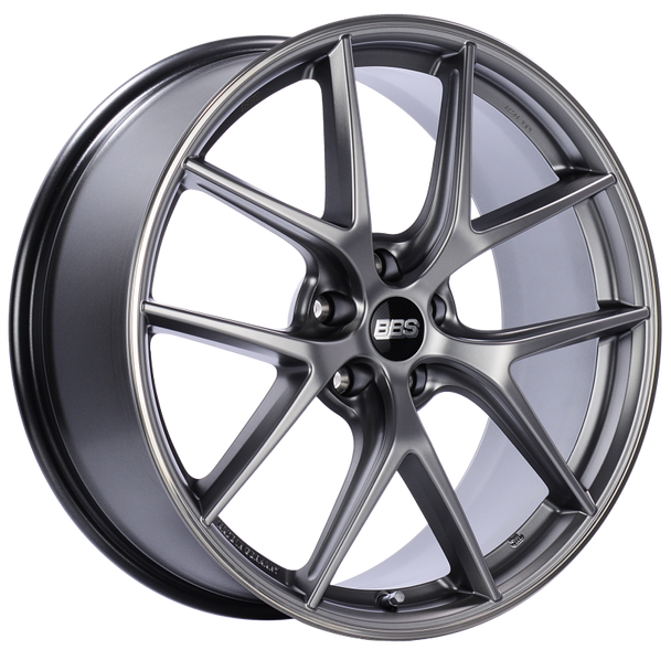 BBS CI-R 20x8.5 5x112 ET42 Platinum Silver Polished Rim Protector Wheel -82mm PFS/Clip Required