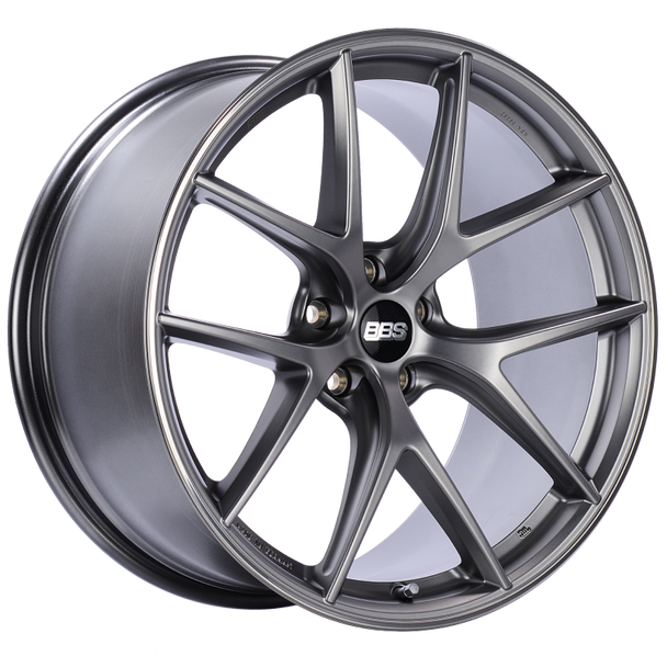 BBS CI-R 20x10.5 5x120 ET35 Platinum Silver Polished Rim Protector Wheel -82mm PFS/Clip Required