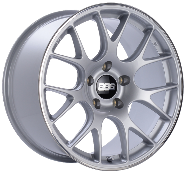 BBS CH-R 19x11 5x130 ET56 CB71.6 Brilliant Silver Polished Rim Protector Wheel