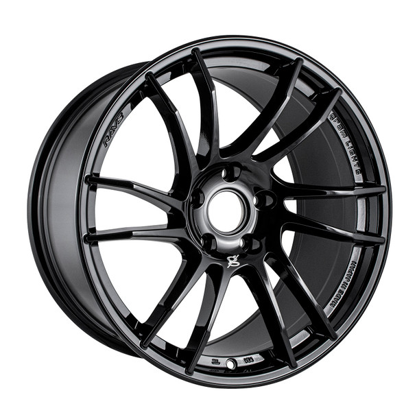 Gram Lights 57XTC 18X9.5 +38 5-114.3 GLOSS BLACK (Minimum Order Qty 20)