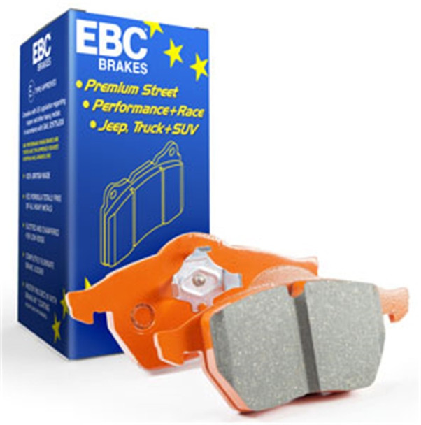 EBC 90-00 Aston Martin Vantage 5.3 (Twin Supercharged)(AP) Orangestuff Front Brake Pads