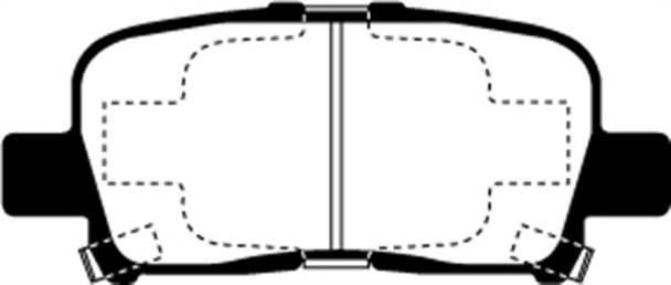 EBC 00-02 Acura MDX 3.5 Greenstuff Rear Brake Pads