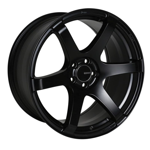 Enkei T6S 18x8.5 42mm Offset 5x112 Bolt Pattern 72.6 Bore Matte Black Wheel