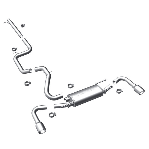 MagnaFlow 10-12 Mazda 3 Dual Split Rear Exit SS Cat-Back Performance Exhaust