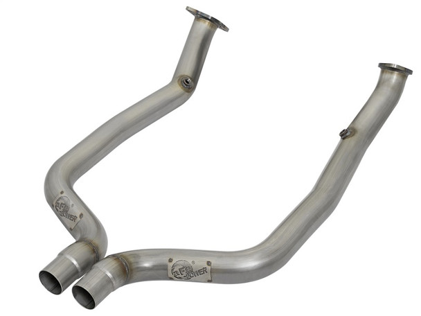 aFe Twisted Steel 3in Connection-Pipe 15-19 Dodge Challenger/Charger Hellcat SRT-8 V8-6.4L