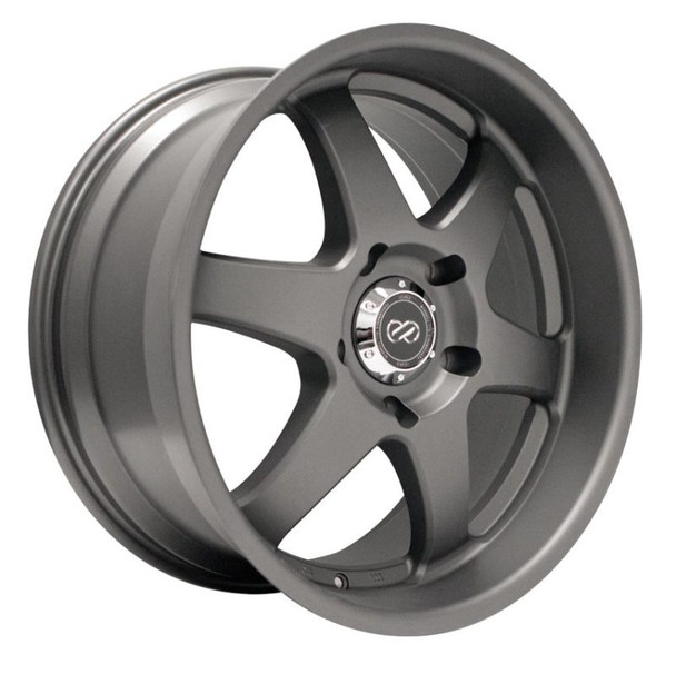 Enkei ST6 18 x 8.5 10mm Offset 6x139.7 Bolt Pattern 108.5 Bore Dia Matte Gunmetal Machined Wheel