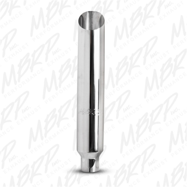 MBRP Universal 1 pc Stack 6 Angle Cut 36 Mirror Polished T304