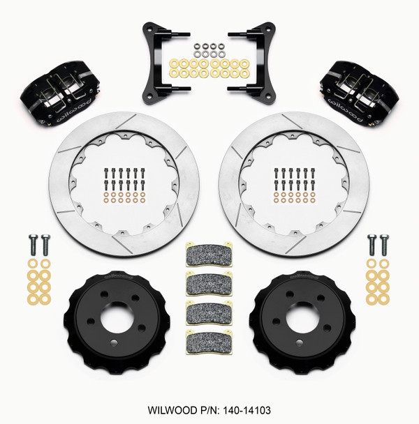 Wilwood Dynapro Radial Front Drag Kit 12.88 Vented 2015-Up Mustang