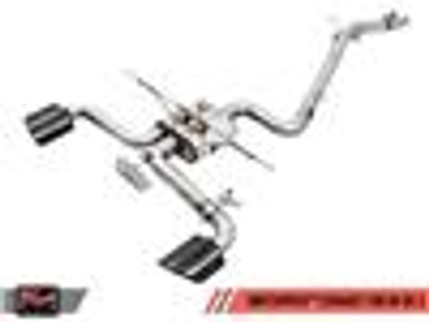 AWE Tuning Audi 8V RS3 SwitchPath Exhaust w/Diamond Black RS-Style Tips