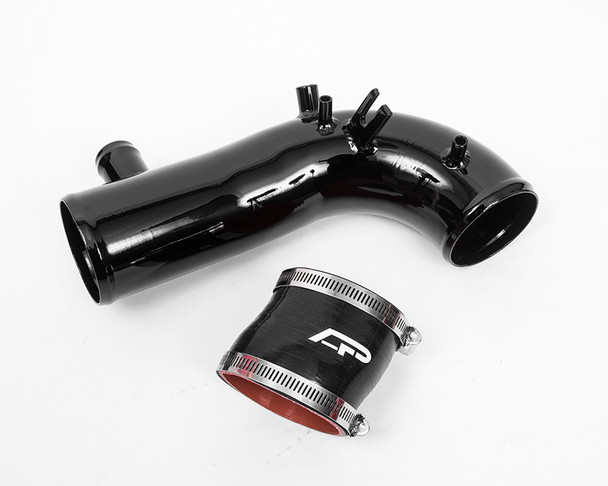 AP 02-07 Subaru WRX / 08 STI Hard Turbo Inlet Pipe Kit 3in Inlet Gloss Black