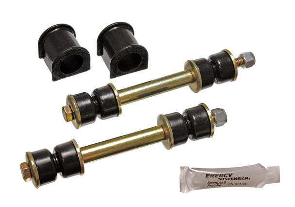 Energy Suspension 89 Toyota 4Runner 2/4WD Black 24mm Complete Front Sway Bar Bushing Set