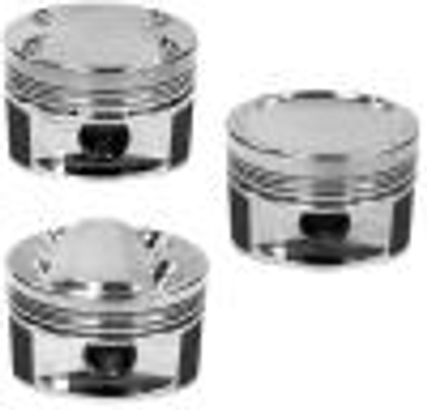 Manley 90-94 Eclipse (6 Bolt 4G63T) 85.5mm +.5mm Over Bore 9.0:1 Dish Piston Set w/ Rings