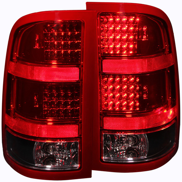 ANZO 2007-2013 Gmc Sierra LED Taillights Black