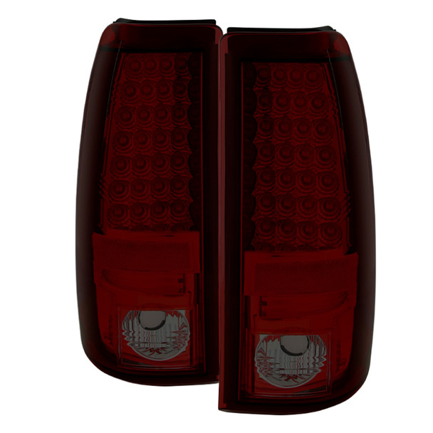 Spyder Chevy Silverado 1500 03-06 (Does Not Fit Stepside)LED Tail Lights Red Smke ALT-YD-CS03-LED-RS