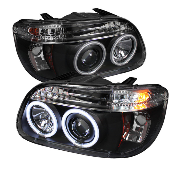 Spyder Ford Explorer 95-01 1PC Projector Headlights CCFL Halo Blk PRO-YD-FEXP95-CCFL-1PC-BK