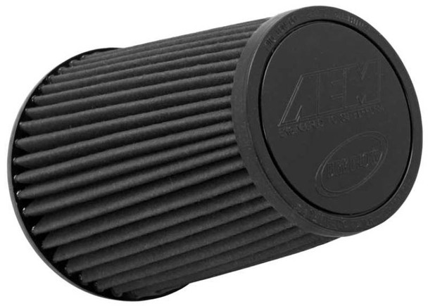 AEM Dryflow Air Filter - Round Tapered 7.5in Base OD x 6in Flange ID x 9.125in H