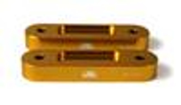 BLOX Honda S2000 Racing Front 20mm Thick Spacer Bump Steer Kit - Gold (Lowered 1in and more)