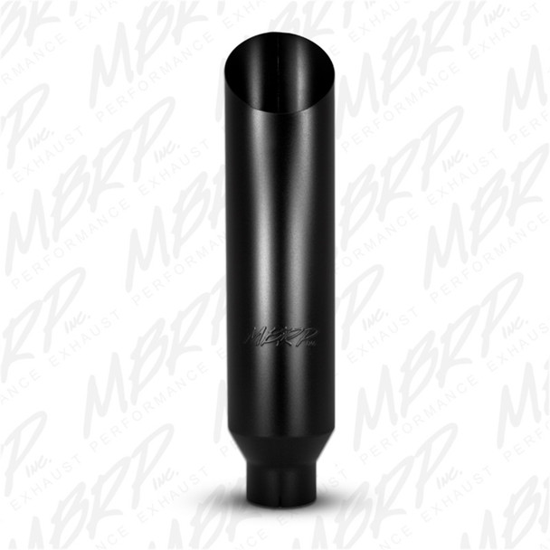 MBRP Universal 1 pc Stack 8 Angle Cut 36 Black Coated