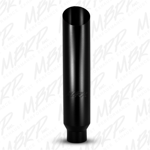 MBRP Universal 1 pc Stack 7 Angle Cut 36 Black Coated