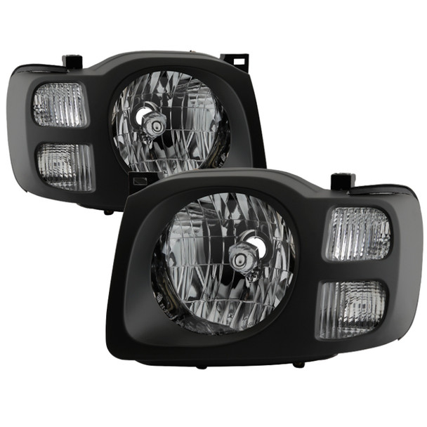 xTune Nissan Xterra 02-04 OEM Style Headlights - Black HD-JH-NXT02-BK