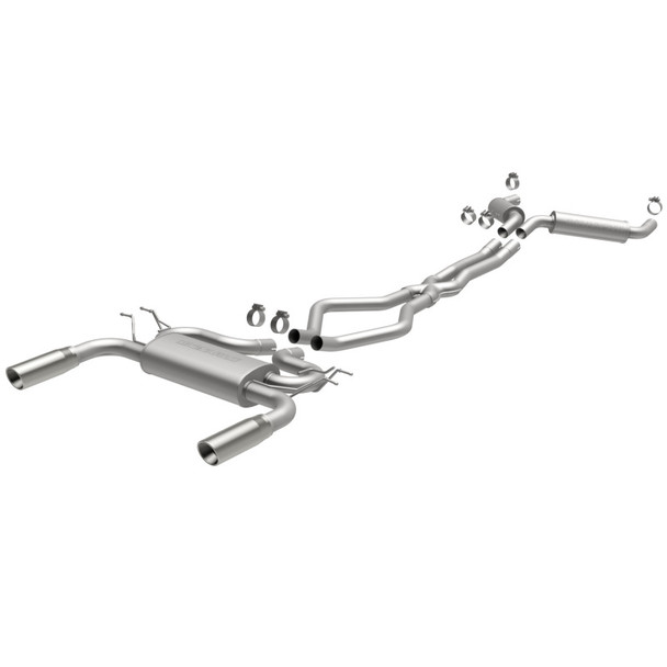 MagnaFlow 10-12 Range Rover V8 5.0L Dual Split Rear Exit Stainless CatBack Perf Exhaust