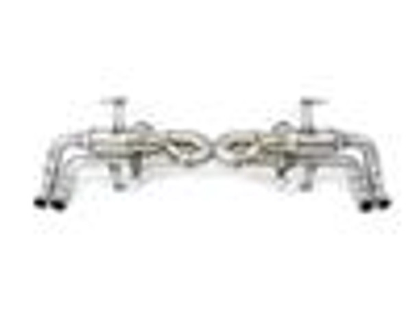 AWE Tuning S550 Mustang GT Cat-back Exhaust - SwitchPath - MPC Valance (Chrome Silver Tips)