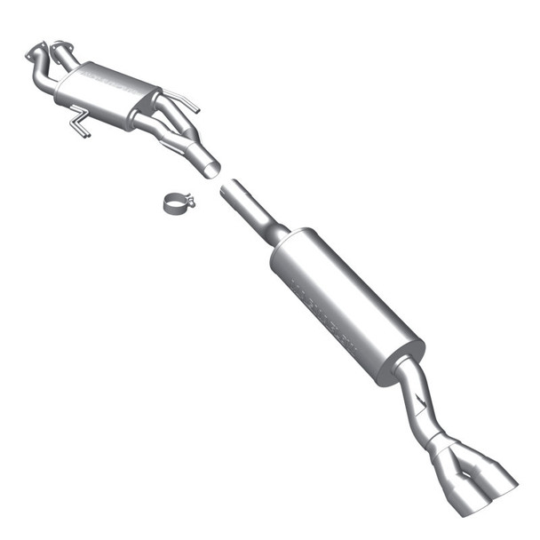 MagnaFlow 85-88 BMW 535I 3.5L/88 535IS 3.5L Dual Rear Exit Stainless Cat-Back Perf Exhaust